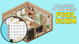 Coloring by Numbers: Pixel Room