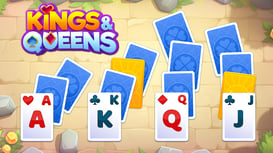 Kings and Queens Solitaire TriPeaks