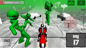 Stickman Zombie: Motorcycle