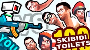 You vs 100 Skibidi Toilets