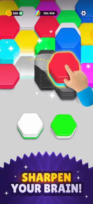 hexa-sort screenshot0